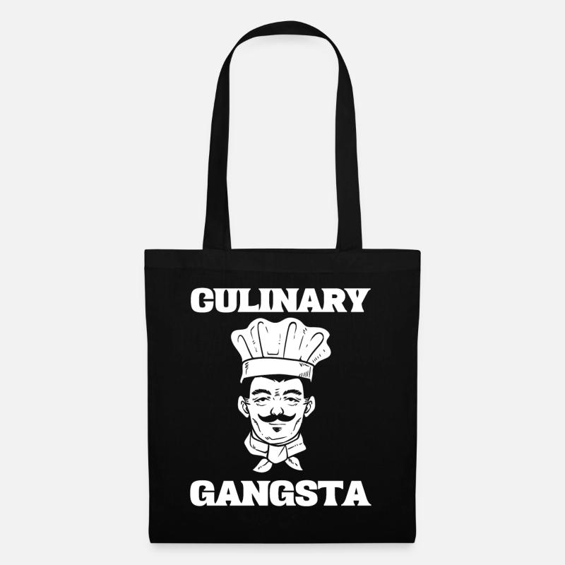 Culinary Gangsta Koch - Stoffbeutel - Schwarz