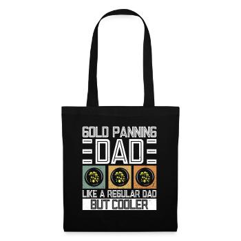 Or orpaillage prospecteur d’or papa Fête des pères - Sac en tissu - noir - Devant