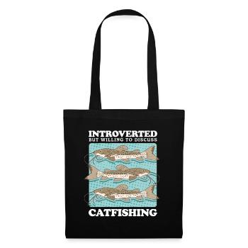 Anglers Catfish Fishing | Fish Fishing Gift - Tote Bag - black - Front