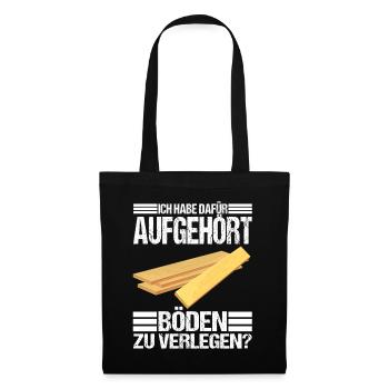 Bodenleger Zubehör - Stoffbeutel - Schwarz - Vorne
