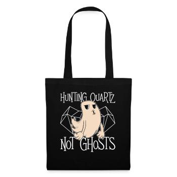 Quartz Hunt - No Ghosts - Rockhounding Halloween - Tote Bag - black - Front
