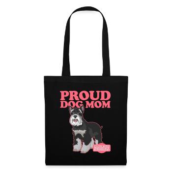 Miniature Schnauzer Mom | Schnauzer Dog Mom Gift - Tote Bag - black - Front