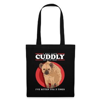 Hyena Hyena Spotted Hyena Gift - Tote Bag - black - Front