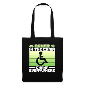 37 Gamer In The Chair Champ Everywhere - Sac en tissu - noir - Devant