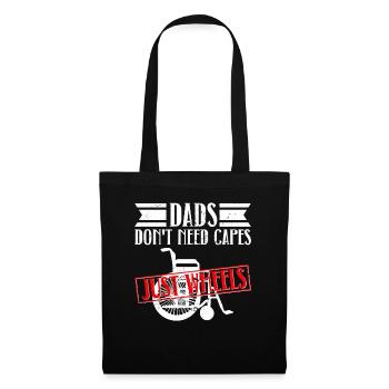 Fauteuil roulant Fauteuil roulant Handicap Drôle - Sac en tissu - noir - Devant