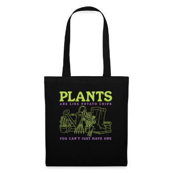 Jardinage Hobby Jardinier Jardinier Cadeau - Sac en tissu - noir - Devant