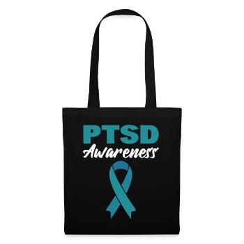 PTSD Awareness Psychischer Gesundheitsberater - Stoffbeutel - Schwarz - Vorne