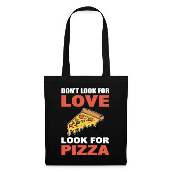 Pizza -Liebhaber Pizzaiolo - Stoffbeutel - Schwarz - Vorne