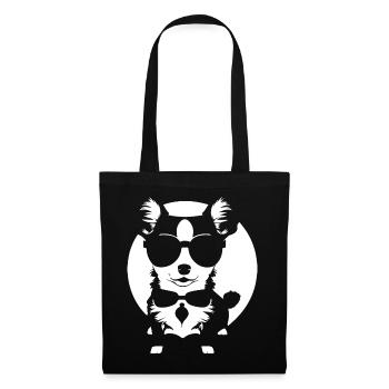 Funny Chihuahua wearing Sunglasses Chihuahuas - Tote Bag - black - Front