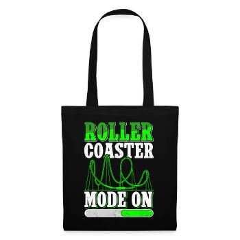 Roller Coaster Roller Coaster Gift - Tote Bag - black - Front