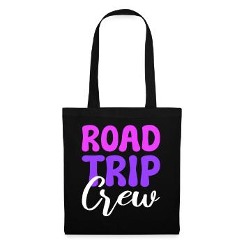 Road Trip Crew Reisender - Stoffbeutel - Schwarz - Vorne