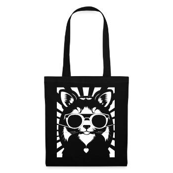 Ferret Wearing Sunglasses Cool Ferrets - Tote Bag - black - Front