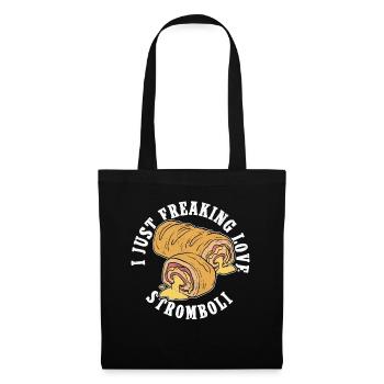 Stromboli Rolled Pizza Strombolis Gift - Tote Bag - black - Front