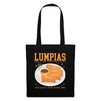 Lumpia Spring Rolls Loempia Gift - Tote Bag - black - Front