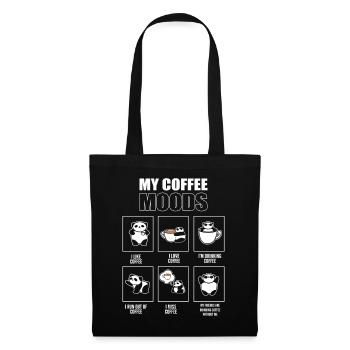 My Coffee Moods Barista - Stoffbeutel - Schwarz - Vorne