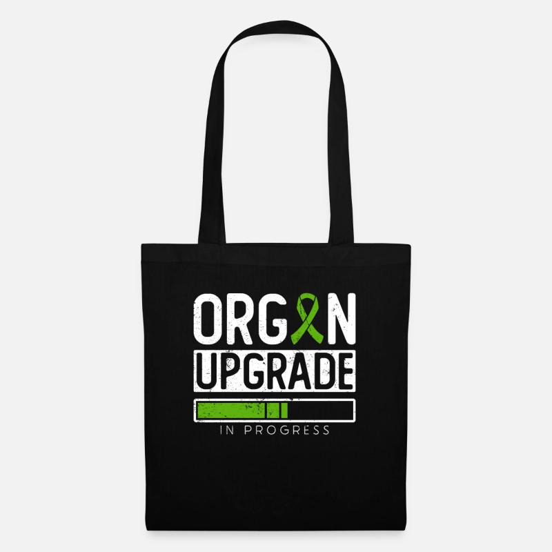 Organspender Organtransplantation Organspende - Stoffbeutel - Schwarz
