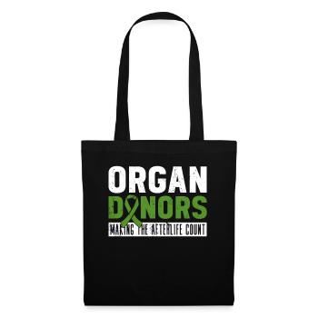 Organ Donor Organ Transplant Organ Donation - Tote Bag - black - Front