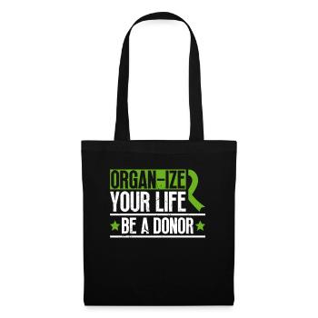 Organ Donor Organ Transplant Organ Donation - Tote Bag - black - Front