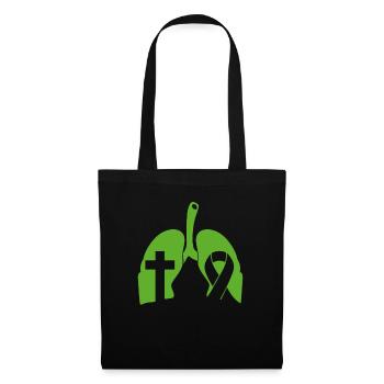Greffe d’organe par fente de donneur d’organes - Sac en tissu - noir - Devant