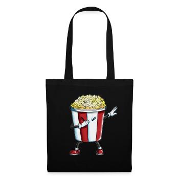 movies series lovers cinema popcorn dab dabbing - Tote Bag - black - Front
