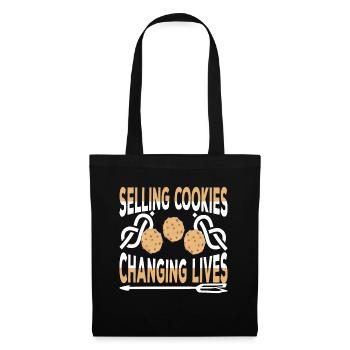 Selling Cookies Changing Lives - Tote Bag - black - Front