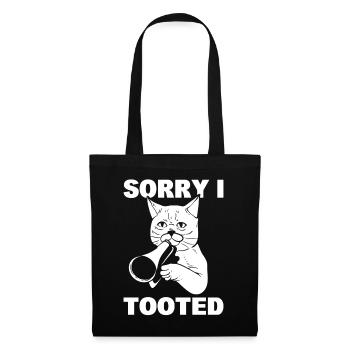 Sorry I Tooted Musiker - Stoffbeutel - Schwarz - Vorne