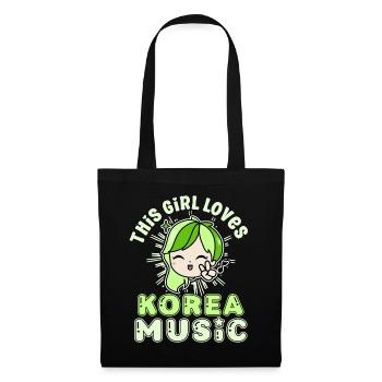 Korean Drama Enthusiast Exclusive Collection Gifts - Stoffbeutel - Schwarz - Vorne