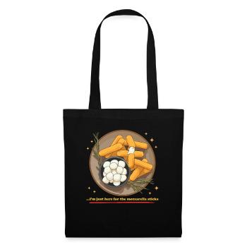 Mozzarella Sticks Lover Cheese Gift - Tote Bag - black - Front