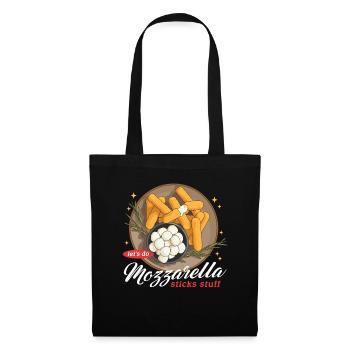 Mozzarella Sticks Cheese Lover Gift - Tote Bag - black - Front