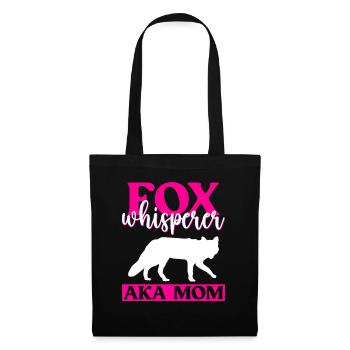 Cadeaux amusants pour les amoureux du renard - Sac en tissu - noir - Devant