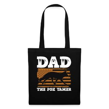 Cadeaux amusants pour les amoureux du renard - Sac en tissu - noir - Devant