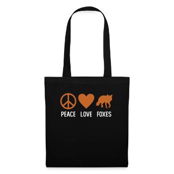 Funny Gifts for Fox Lovers - Tote Bag - black - Front