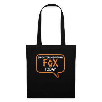 Funny Gifts for Fox Lovers - Tote Bag - black - Front