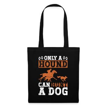 Renard Chasse Cadeaux Chien De Chasse - Sac en tissu - noir - Devant