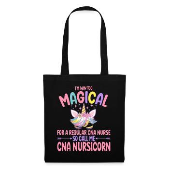 Cna Nursicorn like a normal Nursing Gift - Tote Bag - black - Front