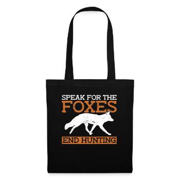 Accessoires de chasse anti-renards - Sac en tissu - noir - Devant