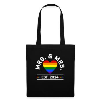 Gay Pride Wedding Lesbian 2024 Gay Marriage - Tote Bag - black - Front