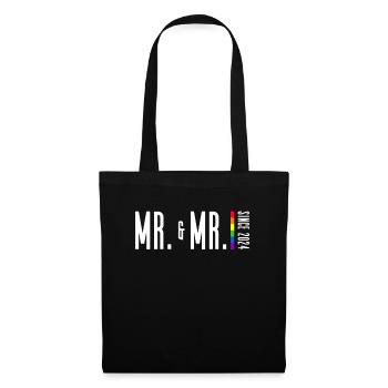 Mariage Gay Pride 2024 Mariage gay - Sac en tissu - noir - Devant
