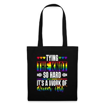 Mariage Gay Pride Mariage Gay - Sac en tissu - noir - Devant