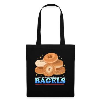 Bagel Beigel Bagel Bread Lover Gift - Tote Bag - black - Front