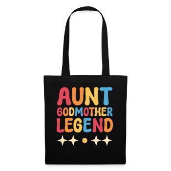 Aunt Godmother Legend Erzieher - Stoffbeutel - Schwarz - Vorne