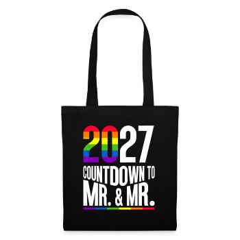 Gay Pride 2027 Wedding Gay Marriage - Tote Bag - black - Front