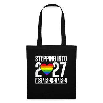 Gay Pride 2027 Wedding Gay Marriage - Tote Bag - black - Front