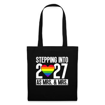 Gay Pride 2027 Wedding Gay Marriage - Tote Bag - black - Front