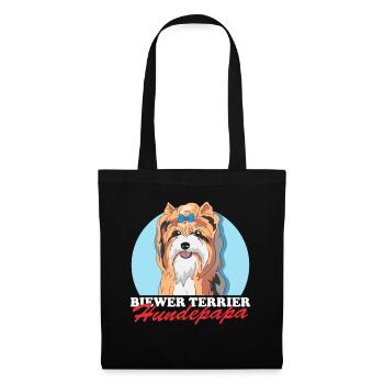 Biewer Terrier Dog Dad Dog Owner Gift - Tote Bag - black - Front