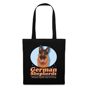 German Shepherds German Shepherd Dogs Gift - Tote Bag - black - Front