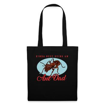 Fourmis papa Formicarium fourmi ferme cadeau - Sac en tissu - noir - Devant
