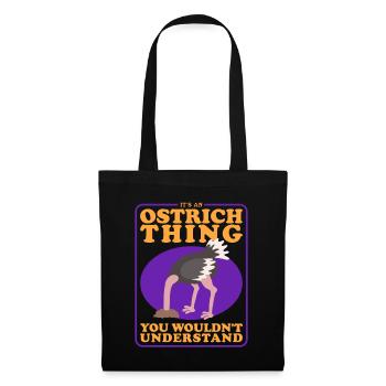 Ostrich Bird Ostriches Ostrich Lover Gift - Tote Bag - black - Front