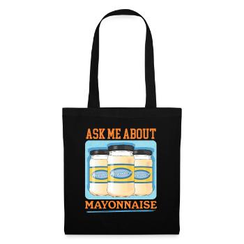 Mayonnaise Mayo Gift - Tote Bag - black - Front