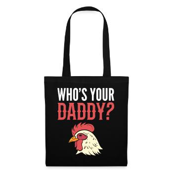 Who's Your Daddy? Tierpfleger - Stoffbeutel - Schwarz - Vorne